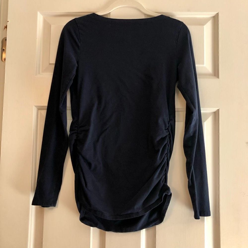 Isabel Maternity Women’s Blue Long Sleeve Top Small - Picture 2 of 11